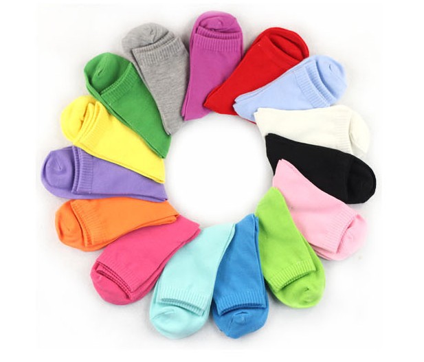 6pc 1set  New Arrival Korean ladies lovely Candy Color Sox Socks Stockings 15colors can be mix color
