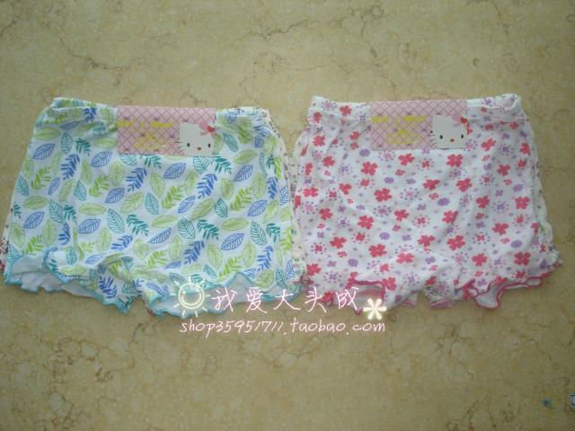 6pcs cotton briefs children's underwear/hello kitty underwear/1-10 years old girls