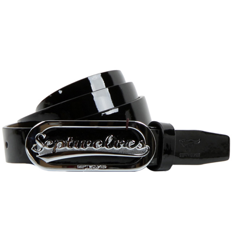 702078400 SEPTWOLVES smooth buckle strap women's belt women's strap Women strap genuine leather strap
