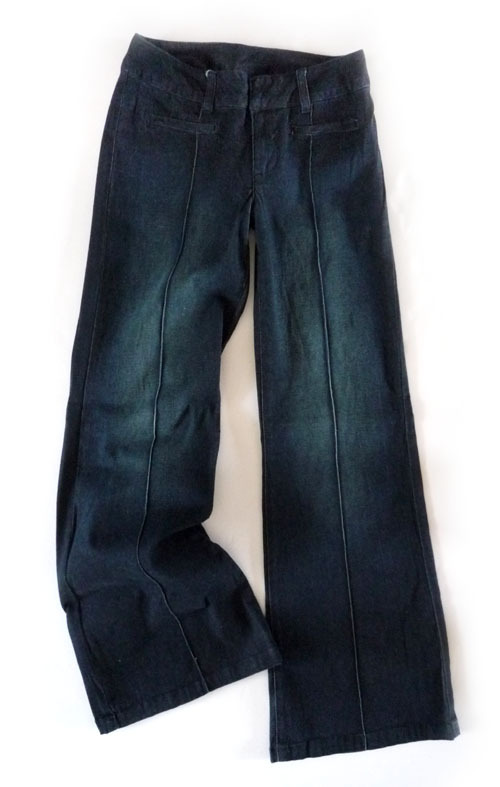 74 - 96 plus size plus size lengthen Women chadwicks back pocket denim trousers