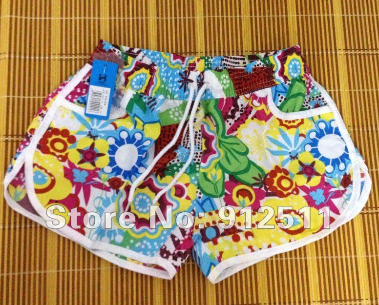 8% OFF!!! Women's beach shorts,Flower design,3 sizes.FreeShipping!