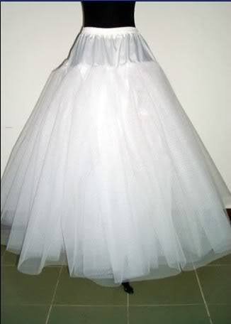 80% off Free shipping A Line no hoops 2 layer Tulle Wedding Dress Petticoat Underskirt Underdress Prom Dresses Party dress