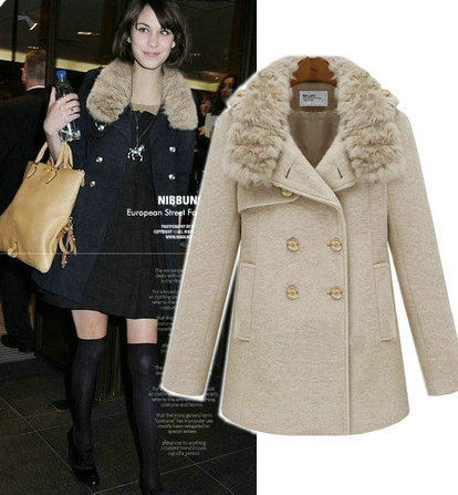 8407y086-p195 Free shipping ladies fashion lady trench coat cloth coat