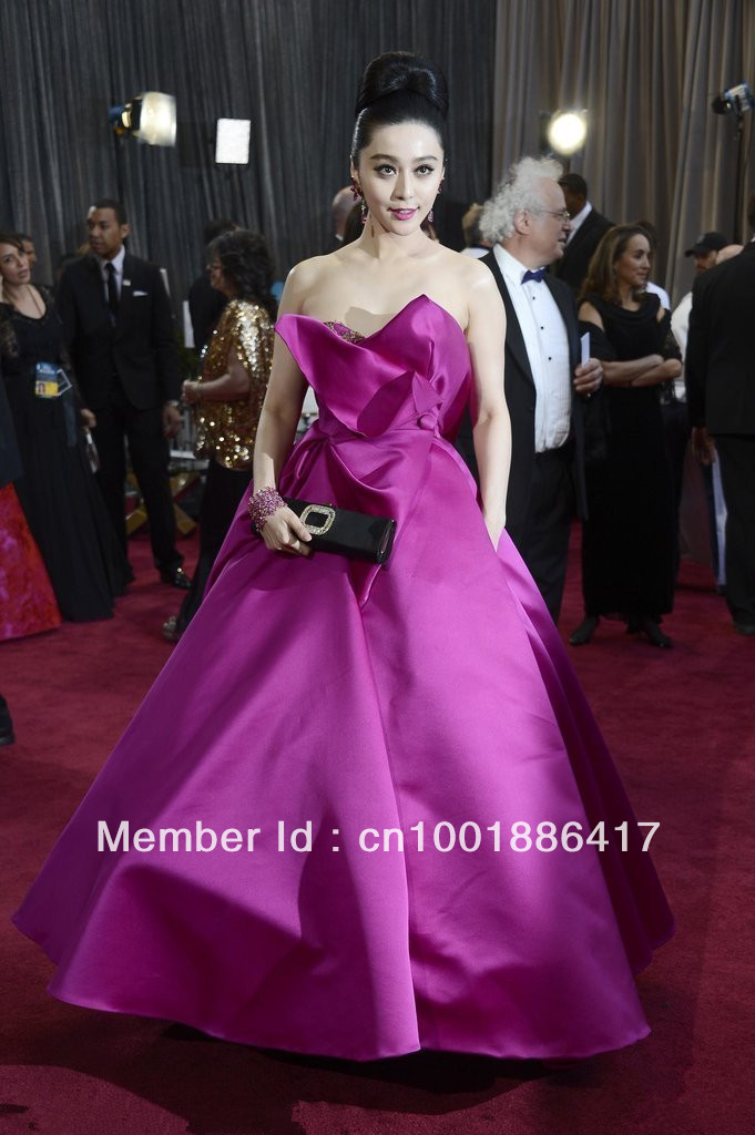 85th Annual Academy Awards BINGBING FAN Gorgeous Sleeveless Stain Ball Gown Celebrity Dresses Party Dresses Evening Dresses