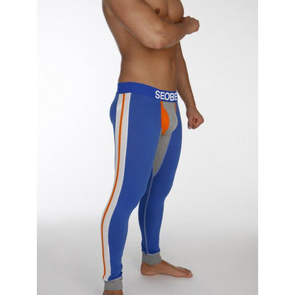 88 male long johns stereo slim long johns 100% cotton underwear thickness tianlan