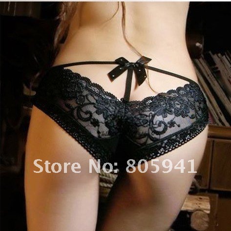 8pcs Pierced Butterfly lace sexy underwear princess sexy ladies panties butterfly tie lace temperament briefs