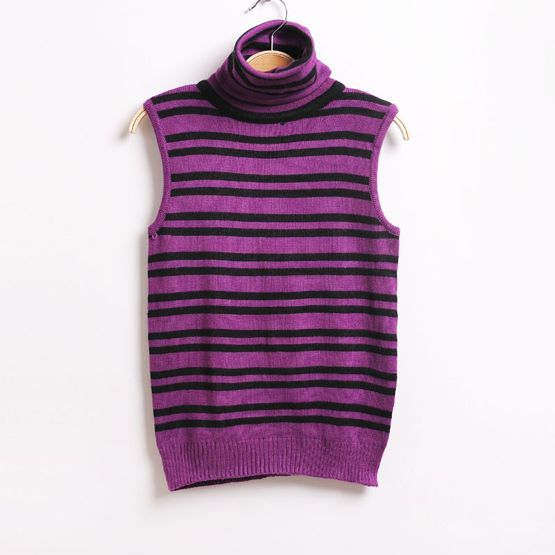 9 2013 wool sleeveless stripe vest type sweater 31zc6315 three-color