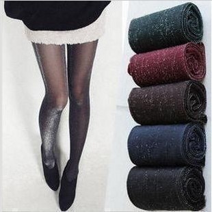 9 black ultra-thin transparent silveryarn stockings pearl silver onions flash pantyhose socks female