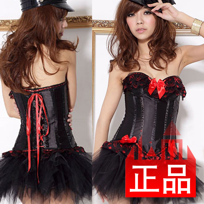 9  d'Angleterre royal tiebelt shaper nobility corset vest lace little demon of sexy corset