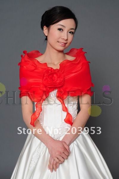 9 pcs free ship flower women Bridesmaid dress lace shawl bride shawl thin