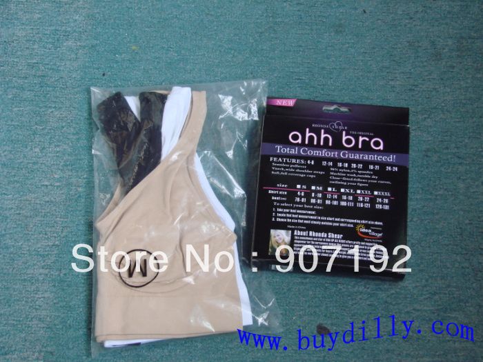 900pcs/lot(300sets) Ahh Seamless Leisure Bra,3 Color a Set No Other Select(Retail packaging)