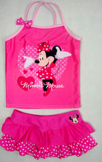 9013 Free Shipping wholesale 5 pieces in 1 lot  Minnie Baby kids children Swimwear Girl Bikini
