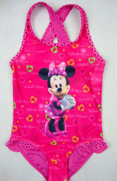 9055 Free Shipping wholesale 5 pieces in 1 lot  Minnie Baby kids children Swimwear Girl Bikini