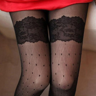 9408 pantyhose lace socks princess white stockings female socks