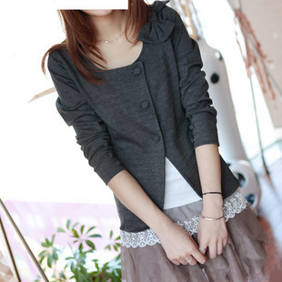 9652 2013 sweet elegant one shoulder bow decoration outerwear cardigan