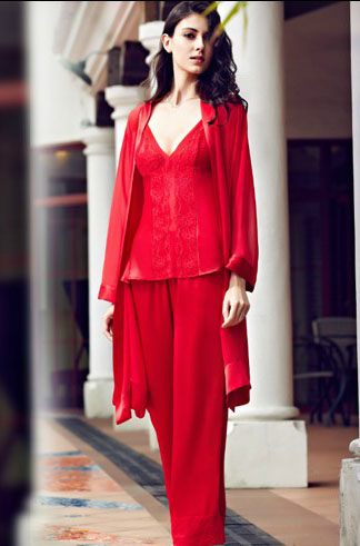 980 gold silk robe sleepwear mulberry silk nightgown derlook sexy Women