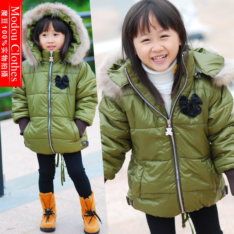 99 2 winter girls clothing thickening windproof slim cotton-padded jacket cotton-padded jacket outerwear modeling