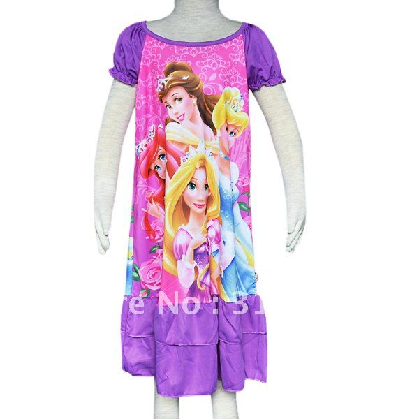 9pcs/lot Newest styles lassock's nightwear girls party wear dress sleepwear high quality TQ0029P
