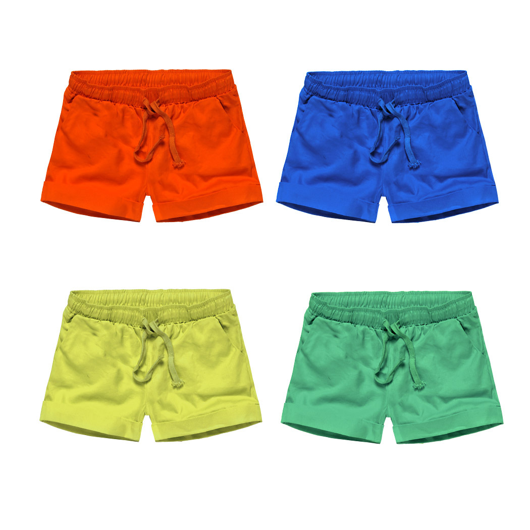 A free shipping 100% cotton casual shorts roll-up hem khaki pants candy color shorts Women summer new arrival 3626