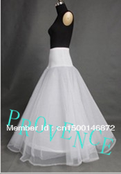 A-Line Ivory Tulle Ruffle Floor Length Bridal Petticoat Z-120