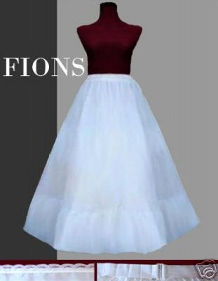 A-line semi-full bridal gown crinoline petticoat skirt Hoopless wedding Layered