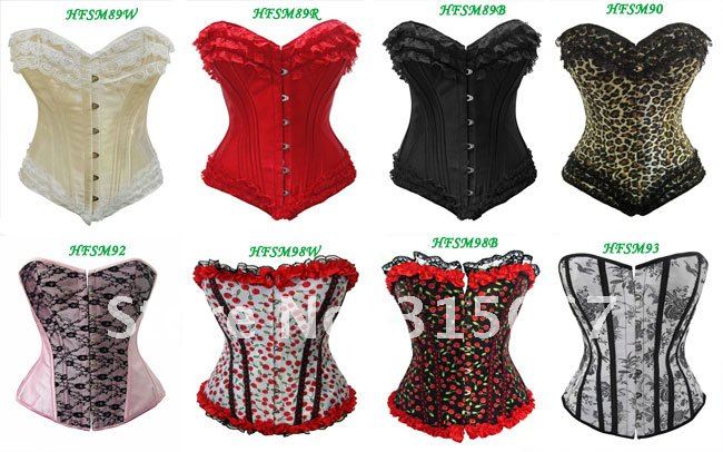 A set free shipping ,2012new Elegent corset,classic model corset,white Sexy  corset,lingerie,SHAPE bustier   MIX ORDER FROM US