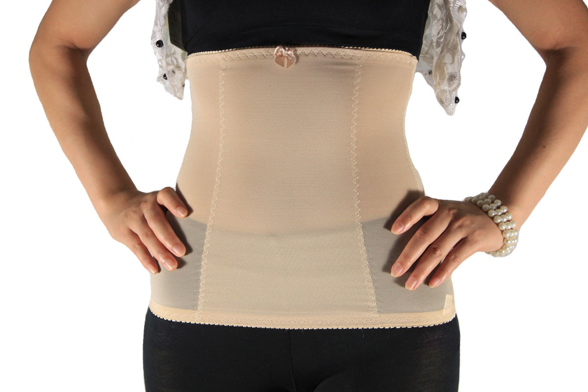 A thin slice seamless postpartum beauty care fat burning body shaping cummerbund staylace