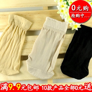 A0024 summer short socks silky soft ultra elastic sock antibiotic antiperspirant perspicuousness women's stockings