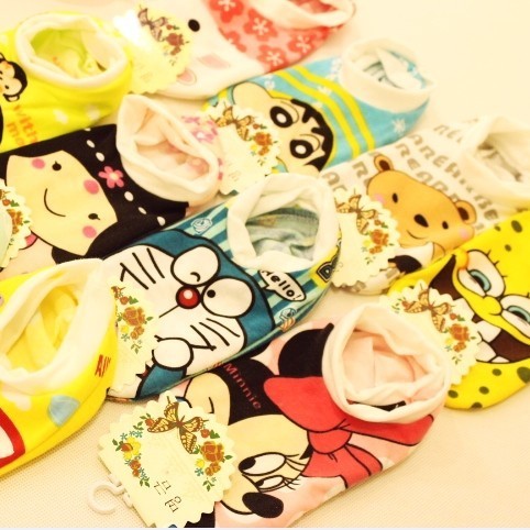 A049 100% cotton cartoon floor socks 10 pairs/lots free shipping