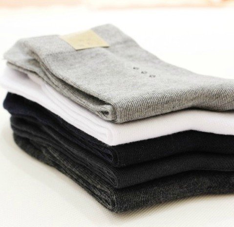 A112 socks solid color summer thin male business casual fiber sock