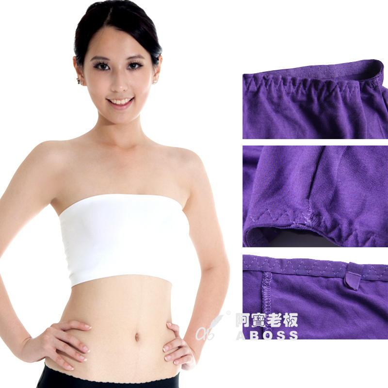 A1202 2013 summer all-match 100% modal cotton tube top tube top around the chest