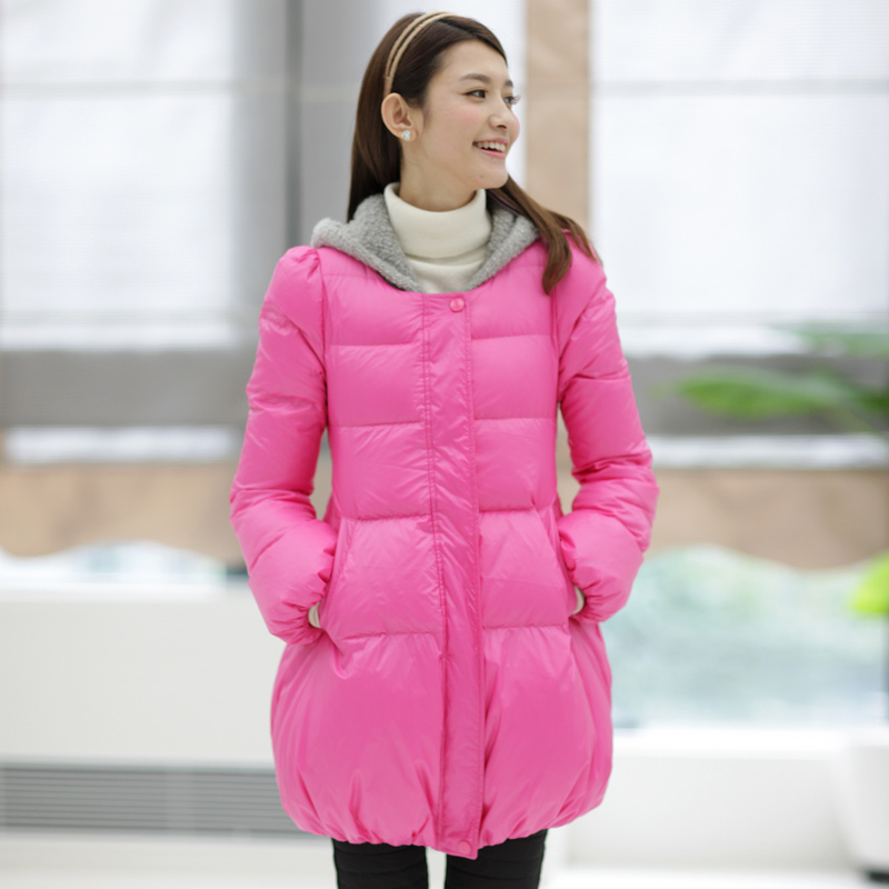 A23491 winter new arrival winter cap fleece vest down coat twinset