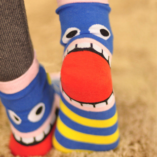 A240 socks big tongue women's 100% cotton sock socks