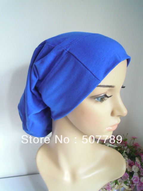 a539 cotton muslim women's inner caps pure color  inner hat many colors muslim hijabs fashion muslim women's hat wholesale price