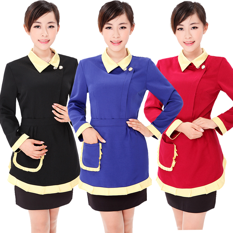 A63 work wear long-sleeve female work wear autumn and winter the front desk work wear