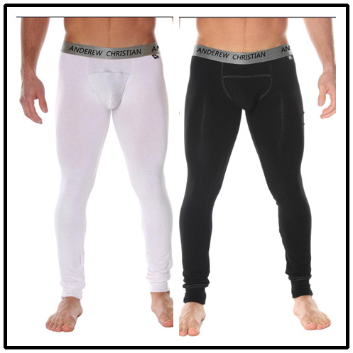 Ac autumn and winter male ultra-thin thermal trousers legging male modal underpants trousers