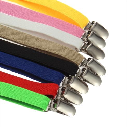 Adjustable Clip-on Unisex Full Elastic Suspenders