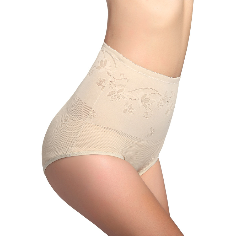Adjustable high waist abdomen drawing body shaping pants fat burning bottom slimming body shaping panties female corselets pants