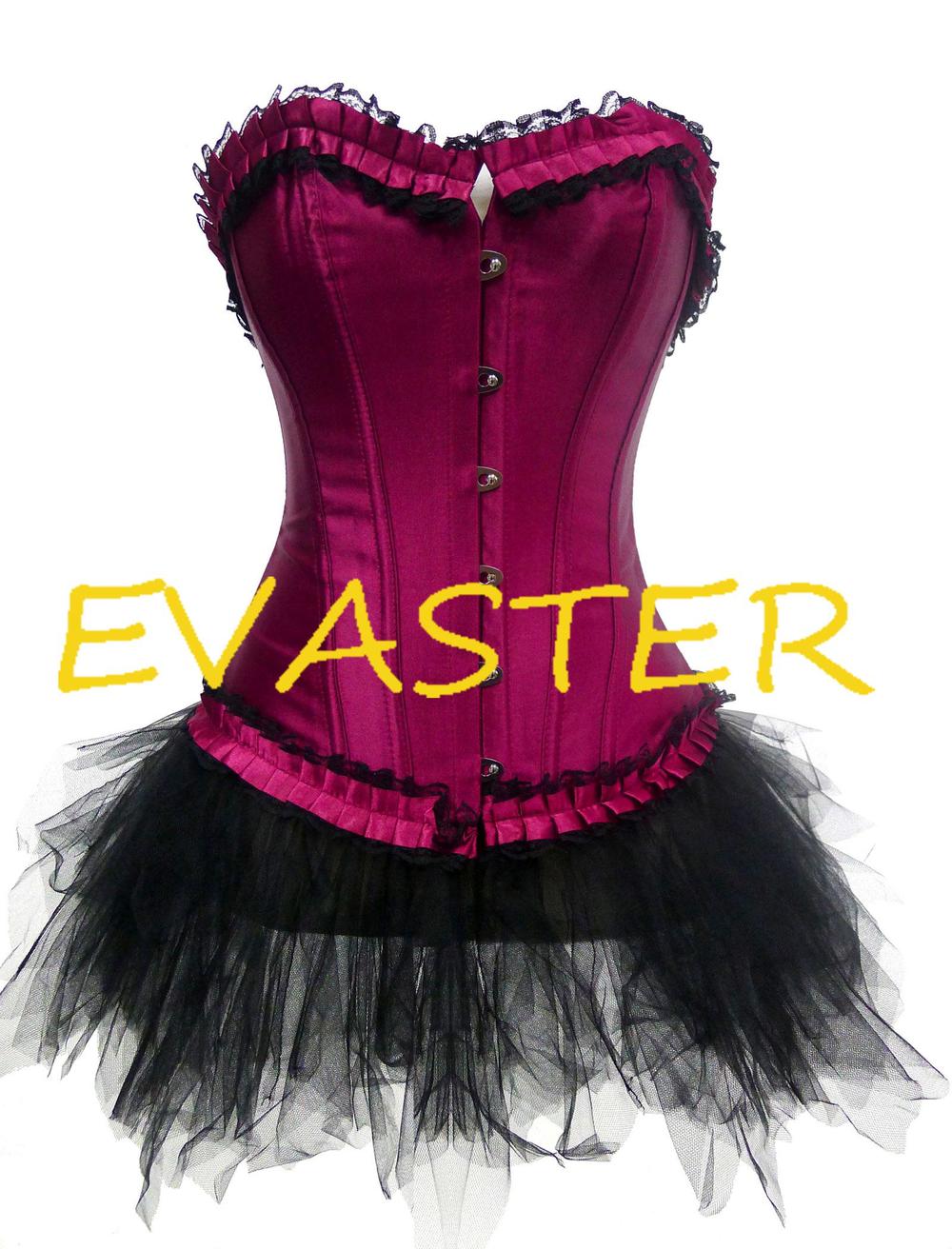Adorable Exquisite Ruffled Burlesque sexy corset body shaper
