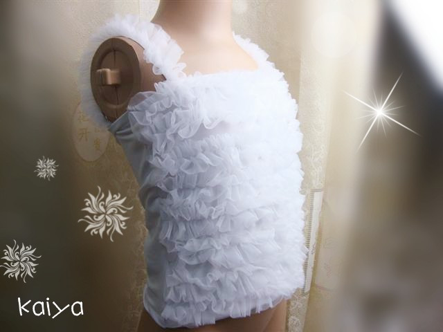 Adorer child bow - girl cup spaghetti strap vest ak111401 chromophous 160