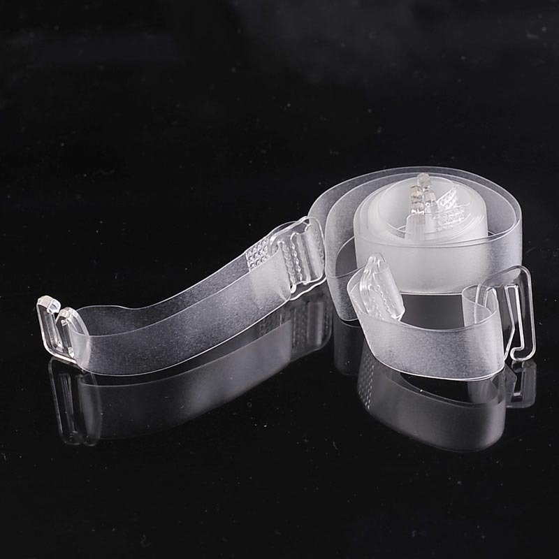Advanced ladyform slip-resistant elastic scrub transparent shoulder strap invisible tape invisible shoulder strap 10mm