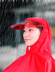 Advanced water bicycle poncho