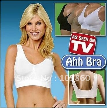 Ahh Bra As seen on TV Rhonda Shear Ahh Seamless Leisure Bra Genie Bra free shipping