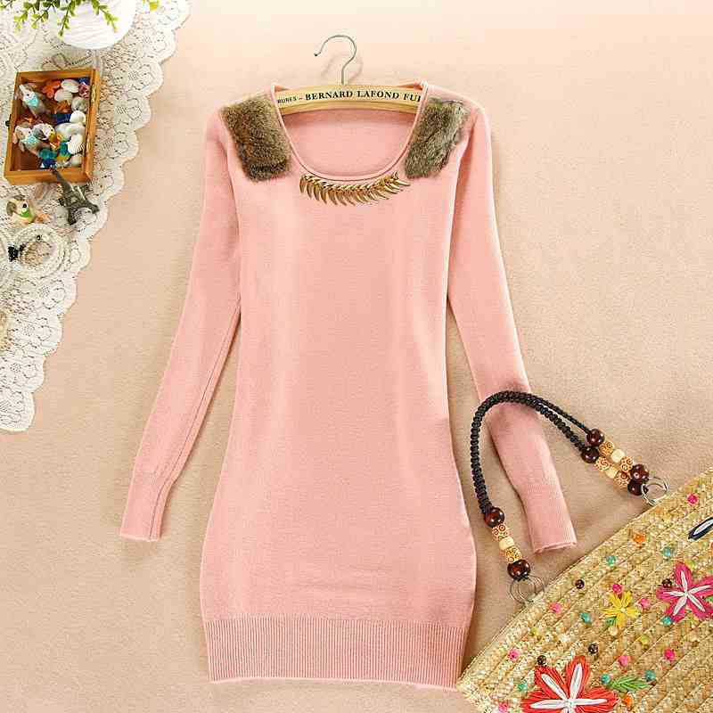 Alibaba All Express Hot Sale High Street Sophisticated Active Dress Slips 2013 New Year Innovative Items Fur Fashion Sweaters