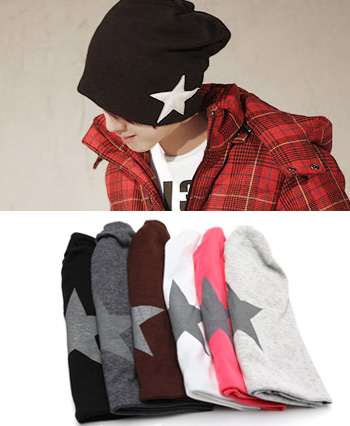 Alibaba express 211108f10 hot-selling personality five-pointed star general lovers design male women's knitted hat cotton cap