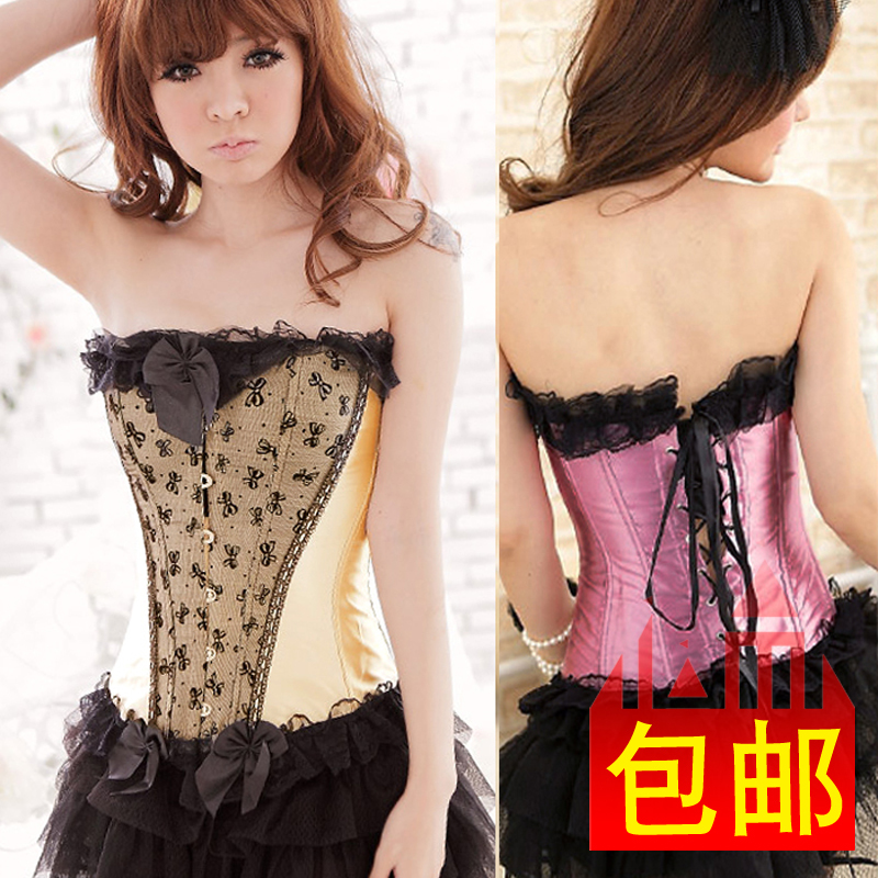 Alice elsme royal body shaping vest shaper formal dress slimming underwear lace bow