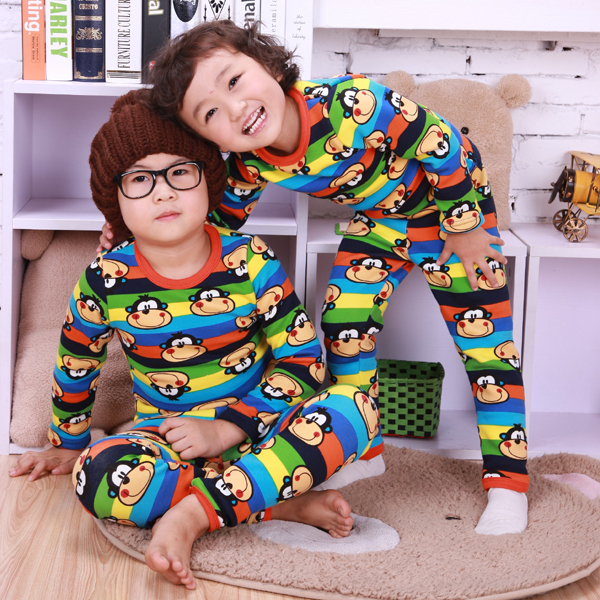 ALL full $30 free shipping 9134 - 6 jql goatswool multicolor child winter thickening underwear set