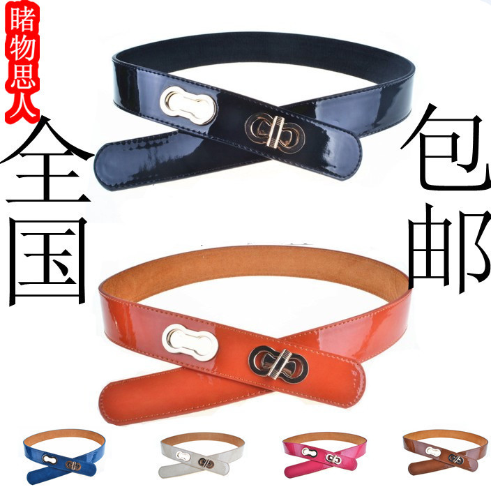 All-match candy color fashion women's strap decoration Women belt fashion Ladies leather belt For Ladies