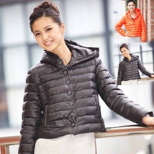 all-match design short down coat Women 0184200 chromophous