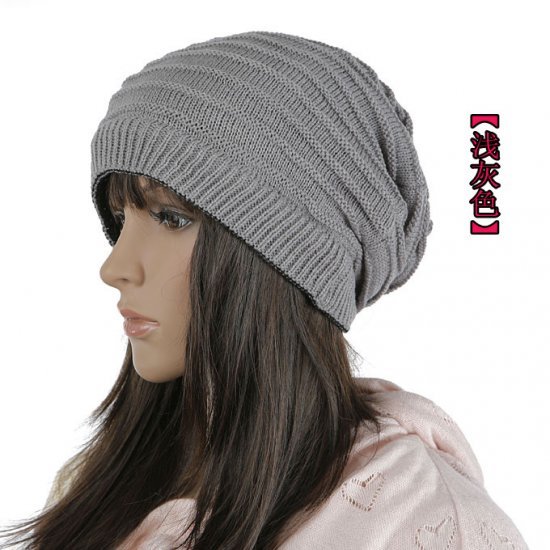All-match dual-use winter hats women's male general knitted hat knitted hat muffler scarf